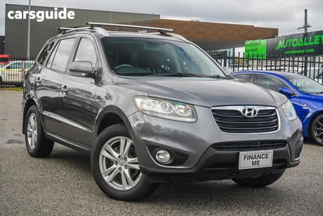 Grey 2011 Hyundai Santa FE Wagon Highlander Crdi (4X4)