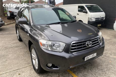 Grey 2009 Toyota Kluger Wagon Grande (4X4)