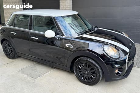 Black 2016 Mini Cooper Hatchback 5D Hatch