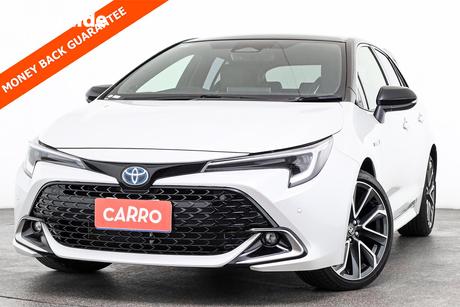 White 2024 Toyota Corolla Hatchback Zr Hybrid