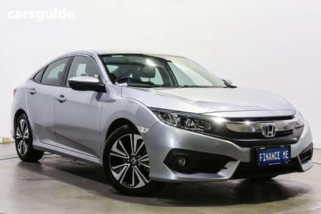 Blue 2018 Honda Civic Sedan Vti-L