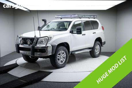White 2012 Toyota Landcruiser Prado Wagon Gx (4X4)