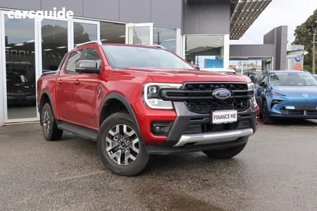 Red 2025 Ford Ranger Double Cab Pick Up Phev Wildtrak (4X4)