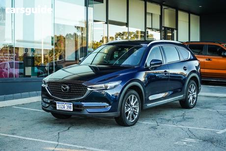 Blue 2022 Mazda CX-8 Wagon Gt (Fwd)