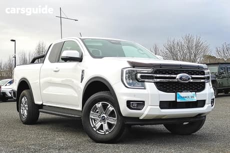 White 2024 Ford Ranger Super Cab Utility Xlt 2.0 (4X4)