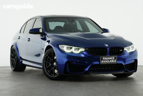 Blue 2018 BMW M3 Sedan Cs