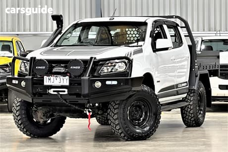 White 2018 Holden Colorado Crew Cab Chassis Ls (4X4)