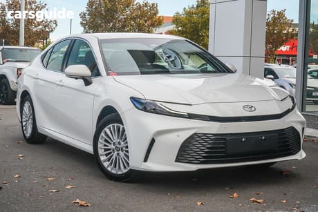 White 2026 Toyota Camry Sedan