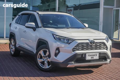 White 2019 Toyota RAV4 Wagon Cruiser (2Wd)