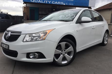 White 2014 Holden Cruze Hatchback Equipe