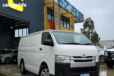 White 2014 Toyota HiAce Van Lwb