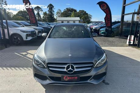 Grey 2017 Mercedes-Benz C200 Sedan