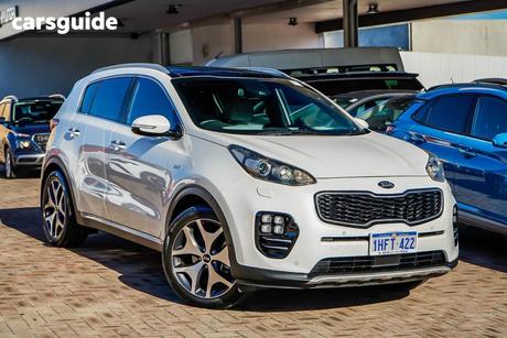 White 2016 Kia Sportage Wagon Platinum (Awd)