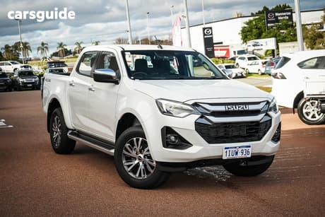 White 2025 Isuzu D-MAX Crew Cab Utility Ls-U (4X4)