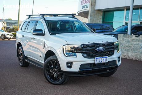 White 2024 Ford Everest Wagon Sport (Rwd)