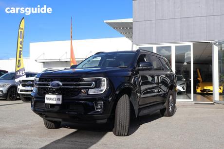 Black 2025 Ford Everest Wagon Trend (4Wd)