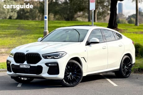 White 2020 BMW X6 Coupe Xdrive40I M Sport