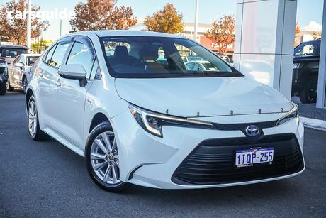 White 2024 Toyota Corolla Sedan Ascent Sport Hev