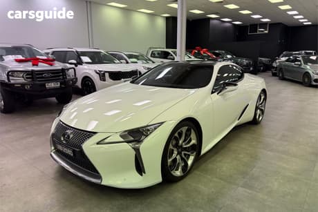 White 2019 Lexus LC500 Coupe V8