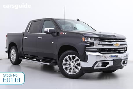Black 2021 Chevrolet Silverado Crew Cab Utility 1500 Ltz Premium Tech Pack