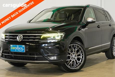 Black 2018 Volkswagen Tiguan Wagon Allspace 140 Tdi Highline