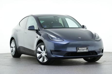 Grey 2022 Tesla Model Y Wagon Rear-Wheel Drive