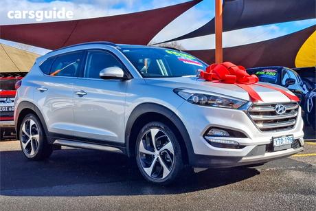 Silver 2016 Hyundai Tucson Wagon Highlander (Awd)