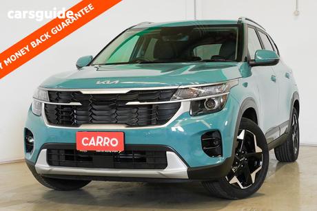 Blue 2024 Kia Seltos Wagon Sport+ (Fwd)