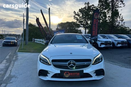 White 2019 Mercedes-Benz C43 Coupe 43
