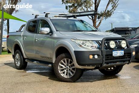 Silver 2016 Mitsubishi Triton Dual Cab Utility Gls (4X4)