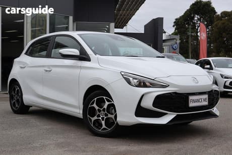 White 2024 MG MG3 Hatchback Excite