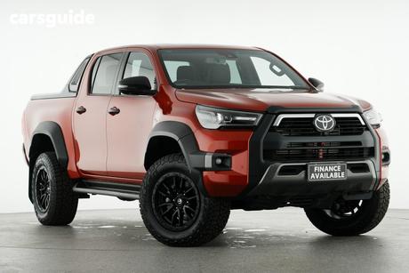 Red 2022 Toyota Hilux Double Cab Pick Up Rogue (4X4)