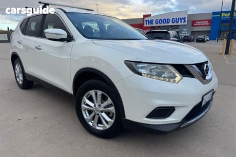 White 2015 Nissan X-Trail Wagon St 7 Seat (Fwd)