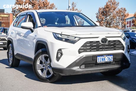 White 2024 Toyota RAV4 Wagon Gx (2Wd) Hybrid