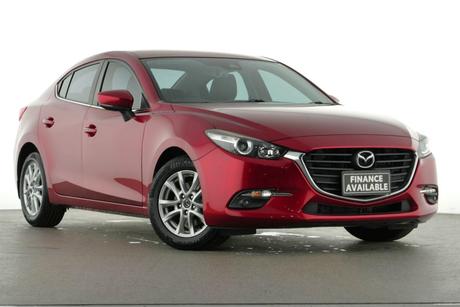 Red 2018 Mazda 3 Sedan Touring