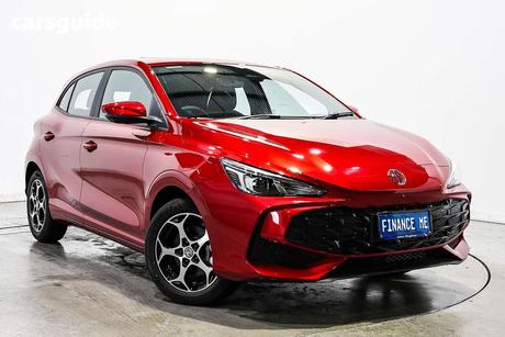 Red 2025 MG MG3 Hatchback Essence