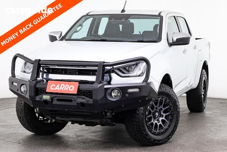 White 2021 Isuzu D-MAX Crew Cab Utility Ls-U+ (4X4)