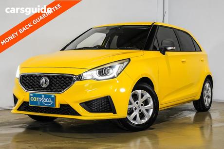 Yellow 2019 MG MG3 Hatchback Core