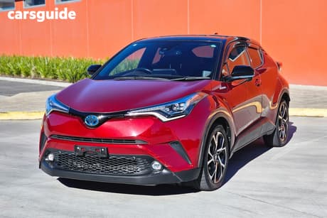 Red 2019 Toyota C-HR SUV (HYBRID)