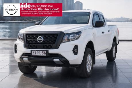 White 2021 Nissan Navara Dual Cab Chassis Sl (4X4)