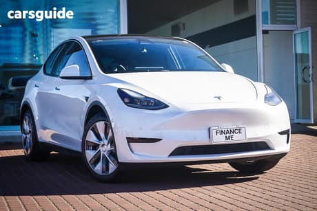 White 2022 Tesla Model Y Wagon Rear-Wheel Drive