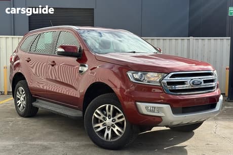 Red 2015 Ford Everest Wagon Trend