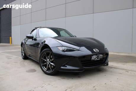 Black 2016 Mazda MX-5 Convertible Roadster Gt