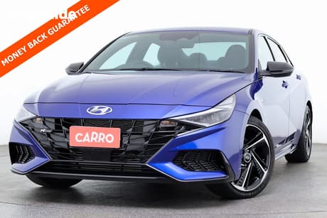 Blue 2023 Hyundai I30 Sedan N Line