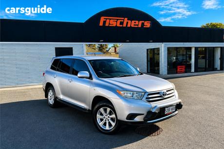 Silver 2013 Toyota Kluger Wagon Kx-R (Fwd) 7 Seat