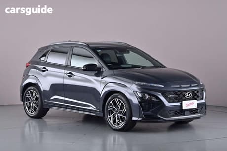 Grey 2022 Hyundai Kona Wagon N Line (Awd)