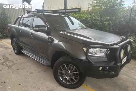 Grey 2017 Ford Ranger Dual Cab Utility Fx4 Special Edition