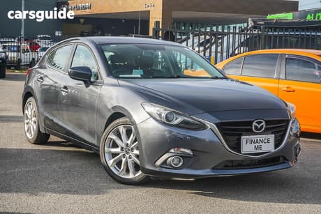 Grey 2014 Mazda 3 Hatchback Sp25 Gt