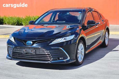 Black 2022 Toyota Camry Sedan HYBRID