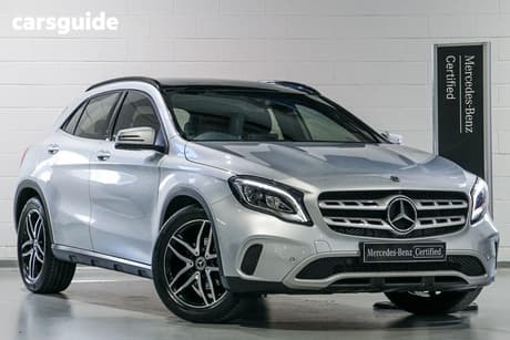 Silver 2018 Mercedes-Benz GLA180 Wagon 180